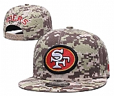 49ers Fresh Logo Camo Adjustable Hat GS,baseball caps,new era cap wholesale,wholesale hats